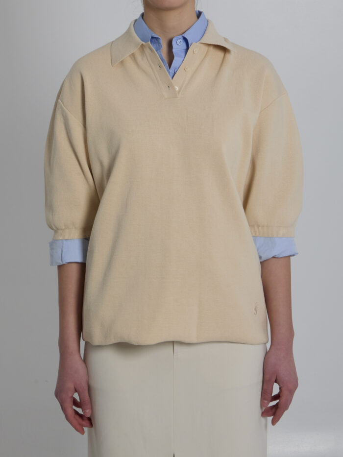 The Frankie Shop Nola knit polo