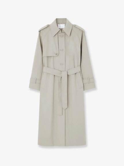 THE FRANKIE SHOP Riva Cotton Blend Trench Coat