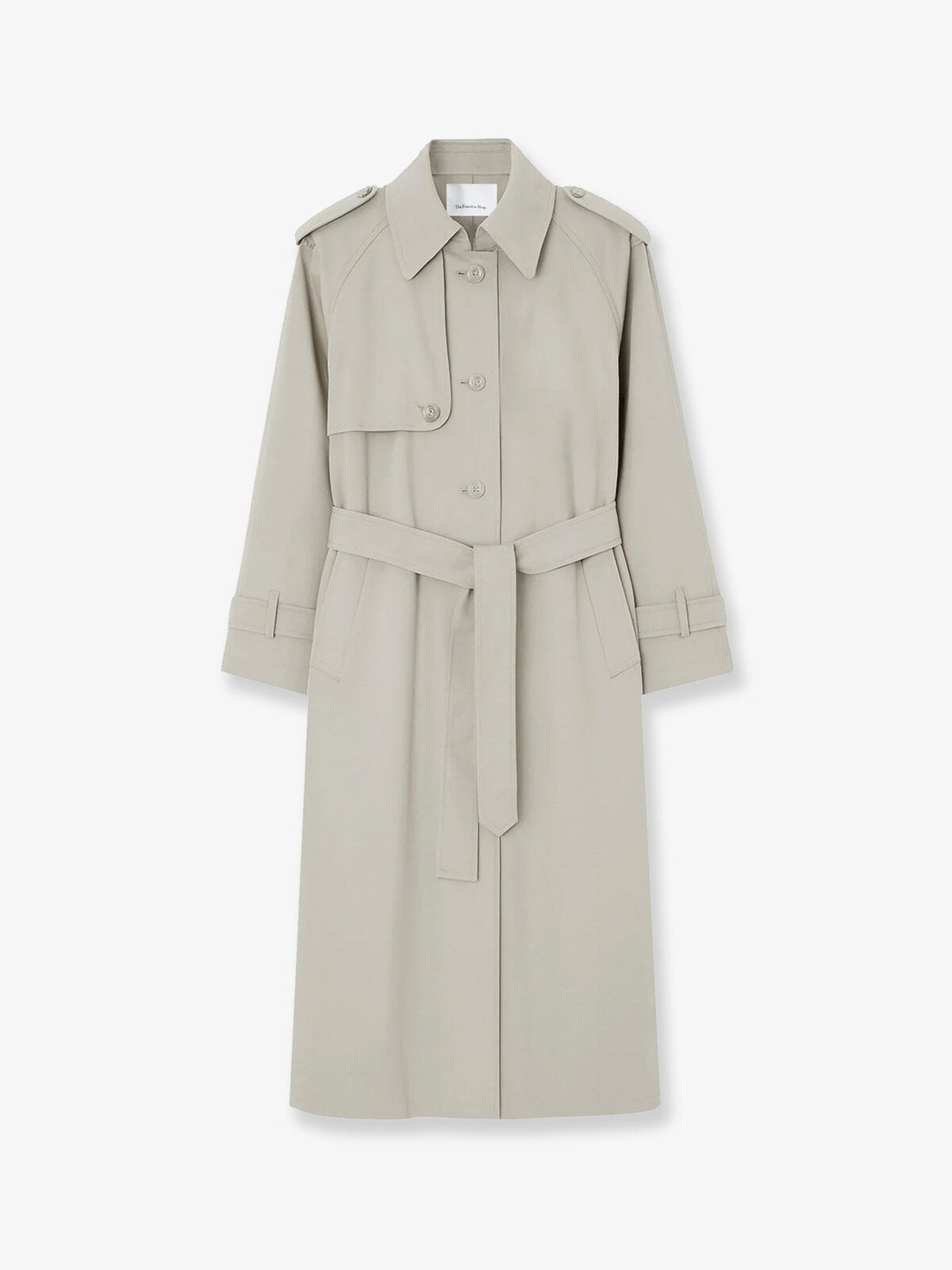 THE FRANKIE SHOP Riva Cotton Blend Trench Coat