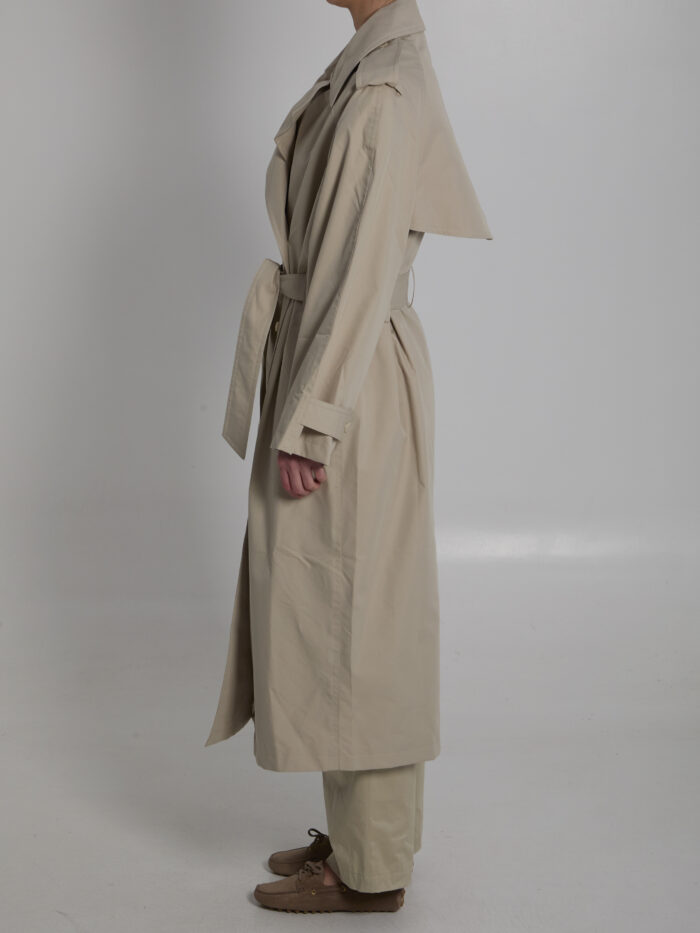 The Frankie Shop Riva cotton trench coat