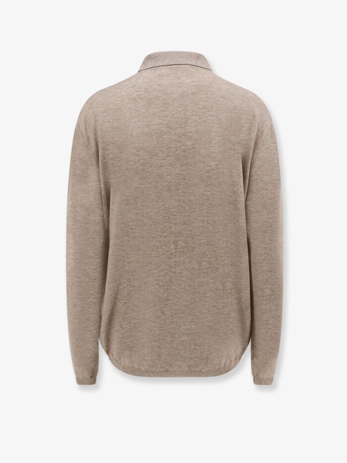 THE FRANKIE SHOP Tala Wool Blend Polo Shirt