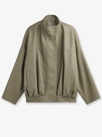 THE FRANKIE SHOP Veren Faux Leather Jacket