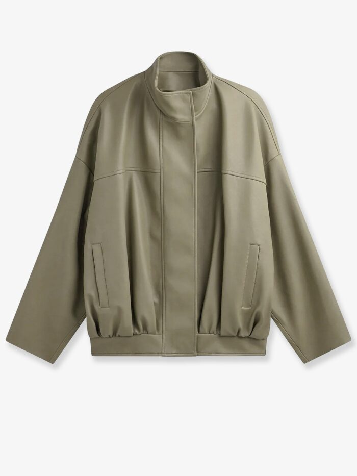 THE FRANKIE SHOP Veren Faux Leather Jacket