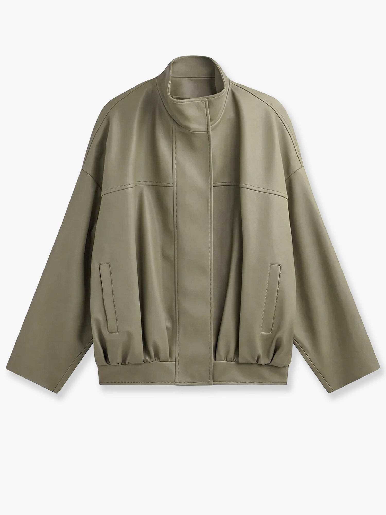 THE FRANKIE SHOP Veren Faux Leather Jacket