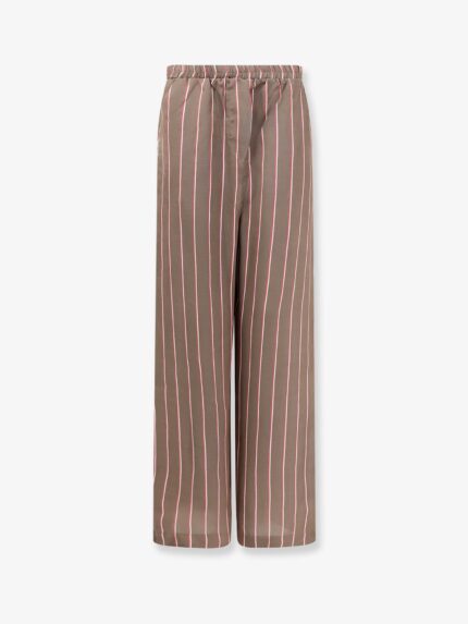 THE FRANKIE SHOP Viscose And Silk Blend Trousers