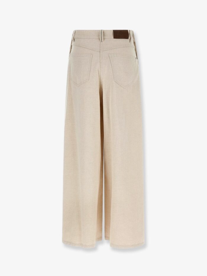 Brunello Cucinelli The Maxi Sailor Jean-Low Slung Trousers