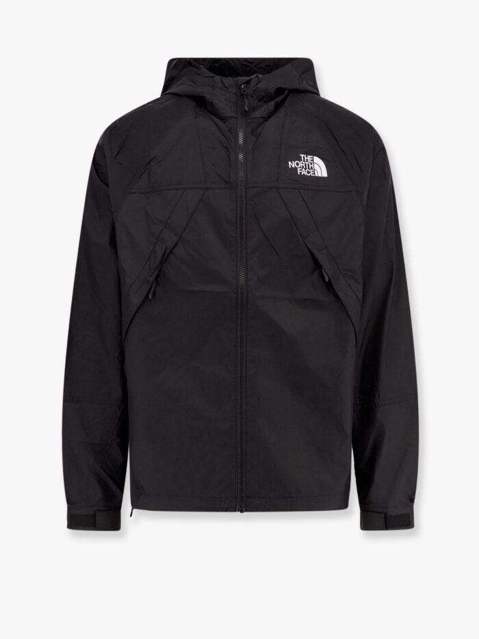 The North Face Nylon Jacket With Logo On The Front And On The Back