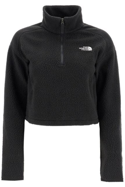 THE NORTH FACE Sherpa Fleece Cropped Sweatshirt In