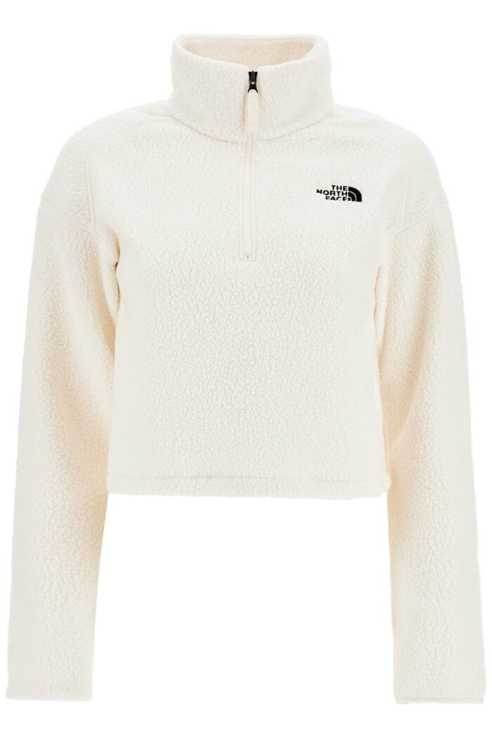 THE NORTH FACE Sherpa Fleece Cropped Sweatshirt In