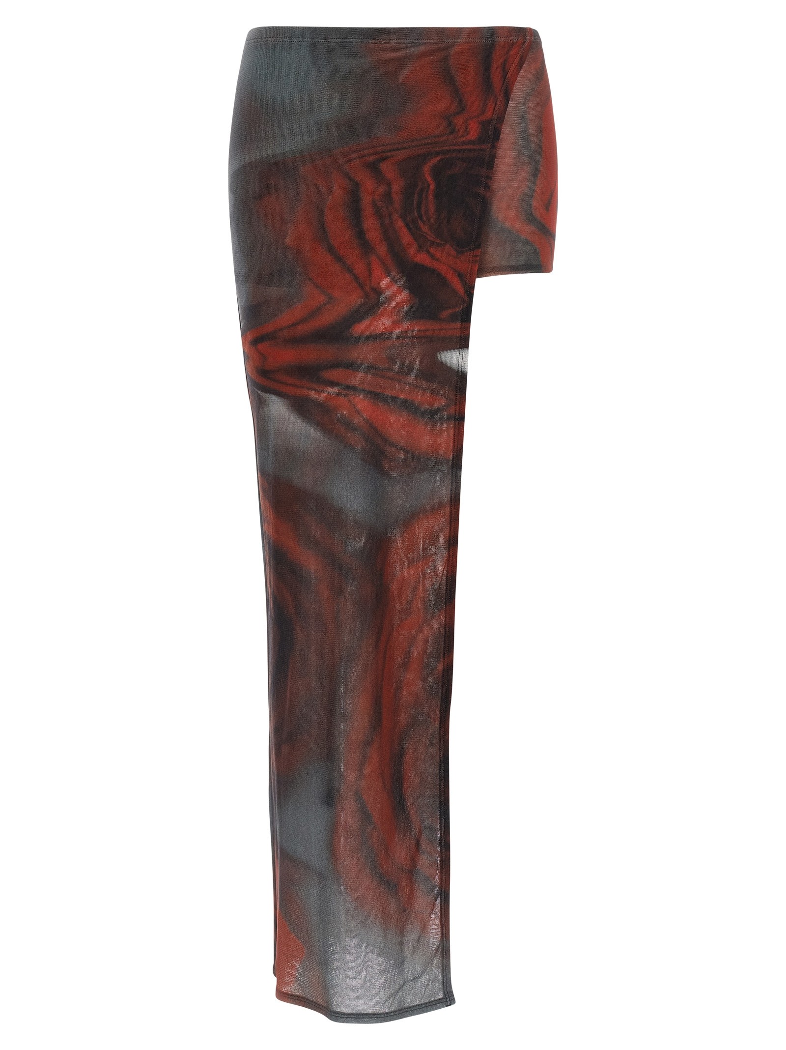 JEAN PAUL GAULTIER 'The Red Blurry Roses' Skort