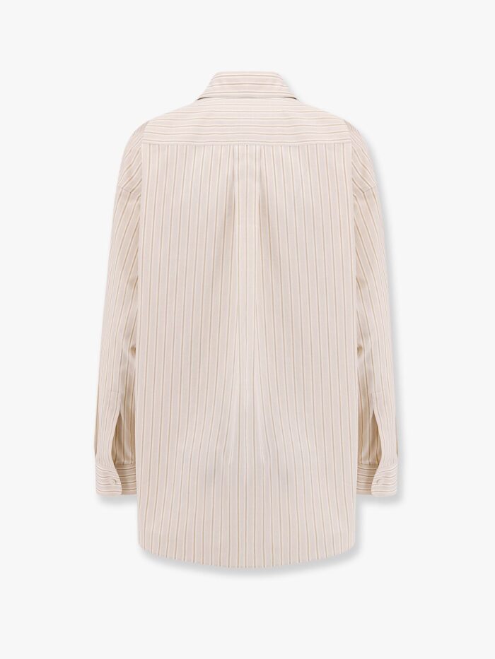 THE ROW Caster Striped Cotton Shirt