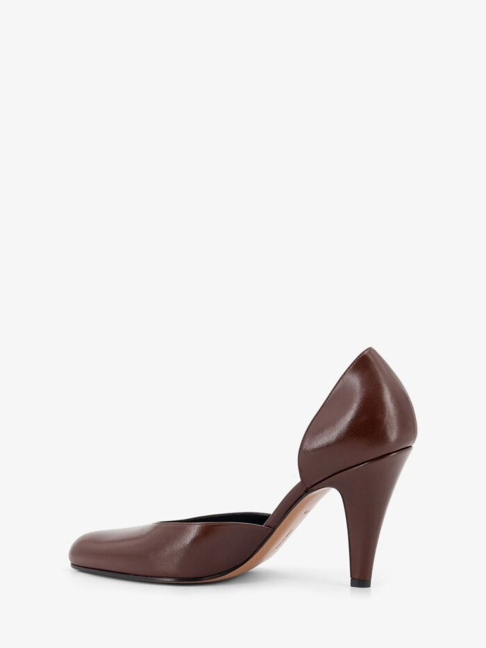 THE ROW D'Orsay Ornella Leather Pumps