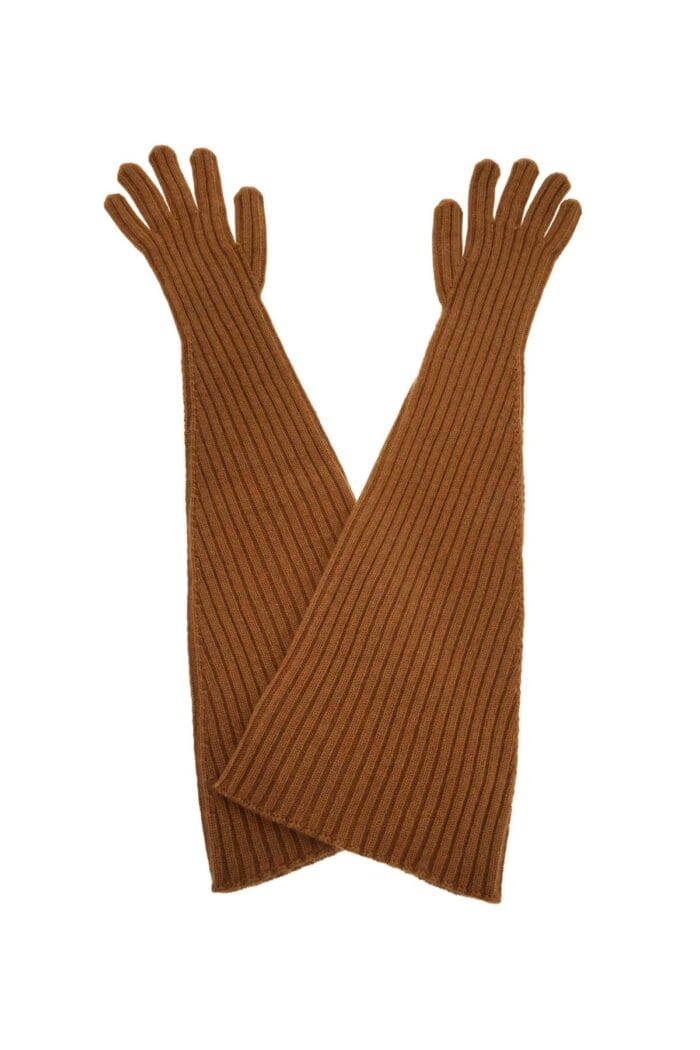 THE ROW Fergie Long Cashmere Gloves