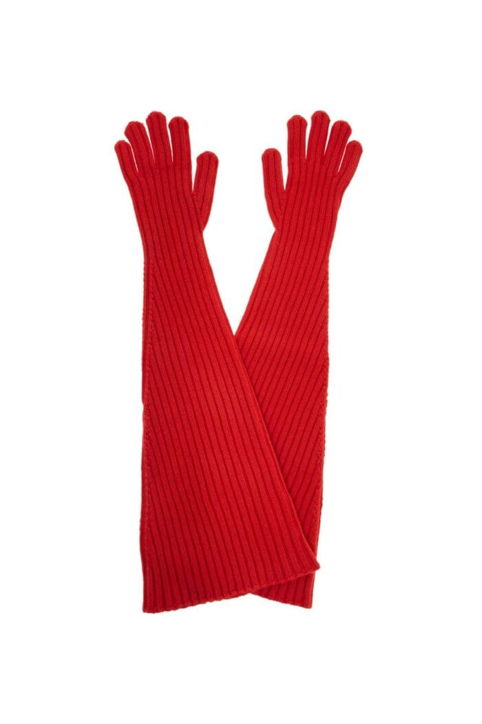 THE ROW Fergie Long Cashmere Gloves