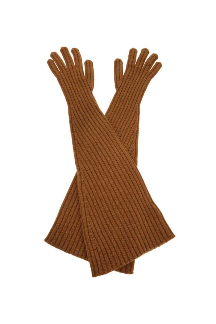 THE ROW Fergie Long Cashmere Gloves