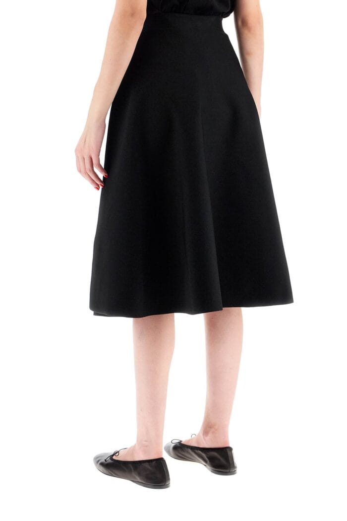 THE ROW Flared Knit Skirt