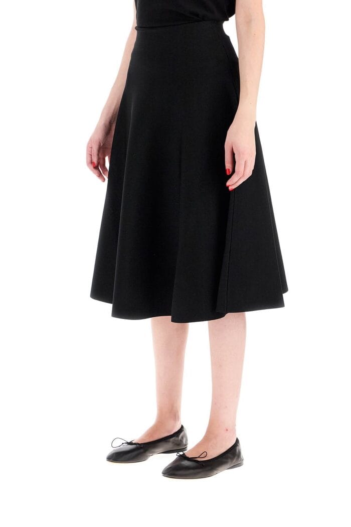 THE ROW Flared Knit Skirt