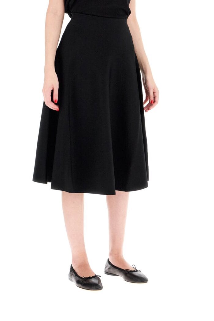 THE ROW Flared Knit Skirt