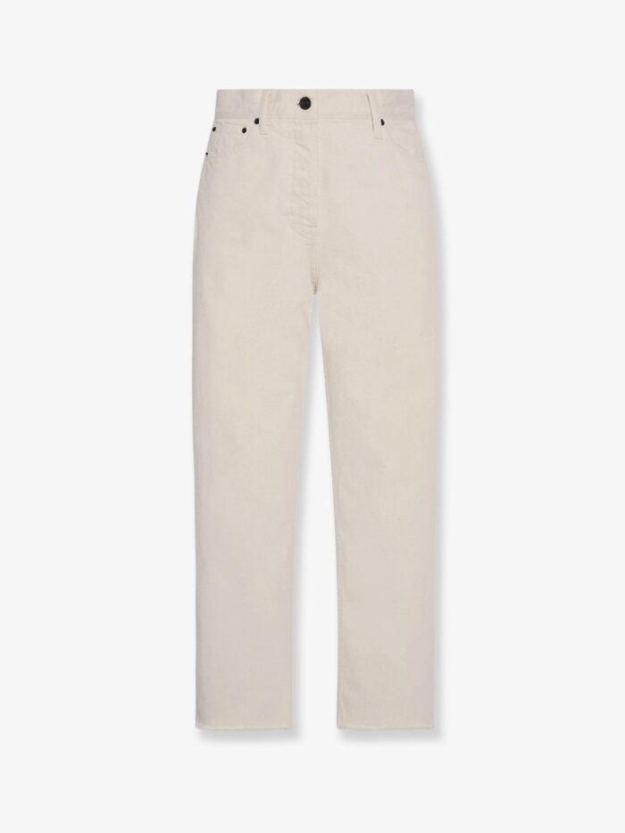 the row fortino organic cotton trousers THE ROW Fortino Organic Cotton Trousers