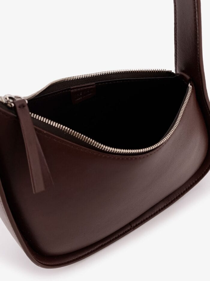 THE ROW Half Moon Leather Shoulder Bag