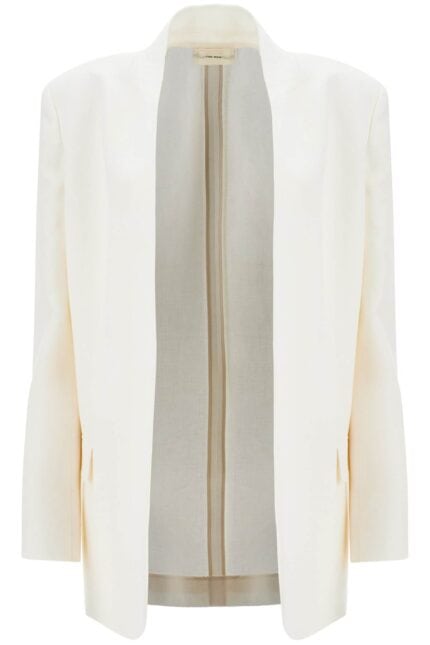 THE ROW "harvy Open Linen Blazer