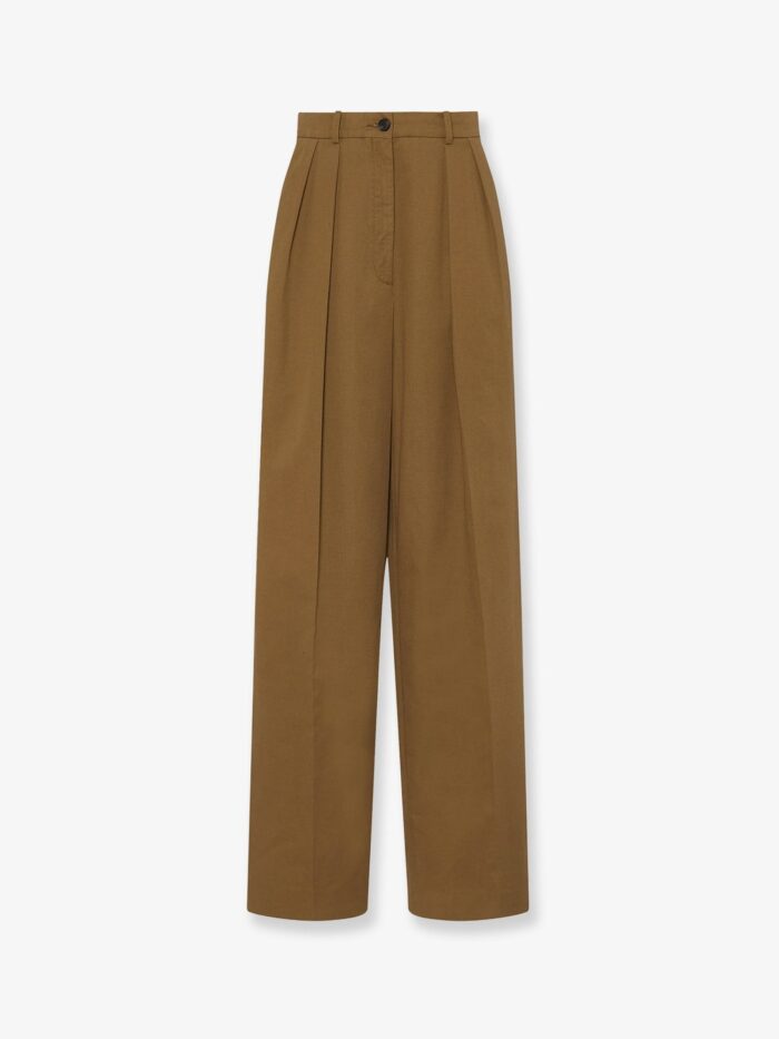 THE ROW Igor Cotton And Cashmere Trousers