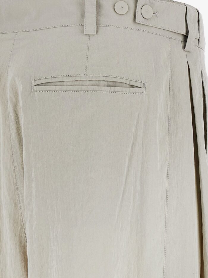 THE ROW Iven Silk And Nylon Trousers