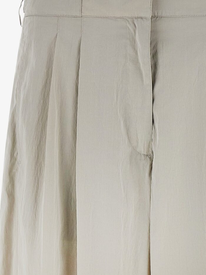 THE ROW Iven Silk And Nylon Trousers