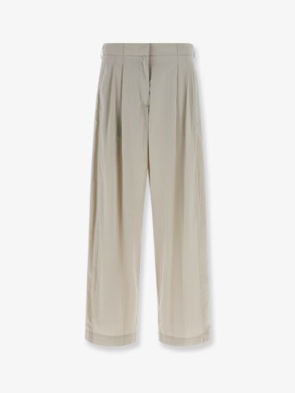 THE ROW Iven Silk And Nylon Trousers