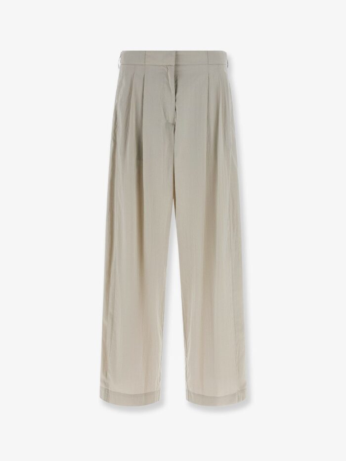 THE ROW Iven Silk And Nylon Trousers