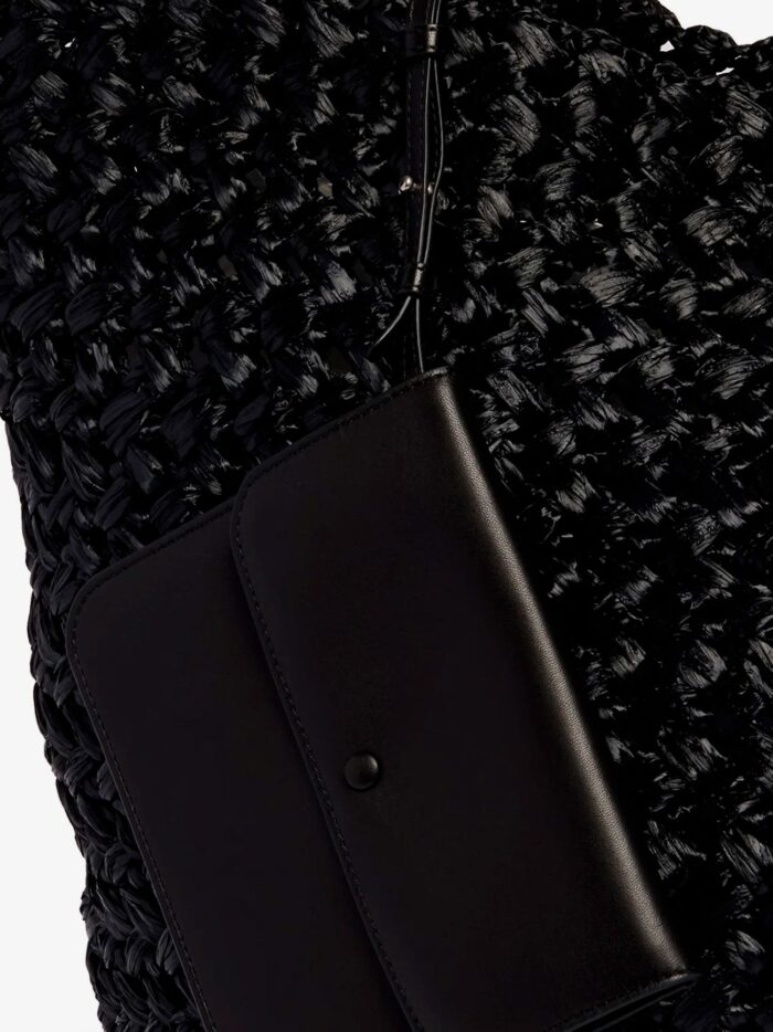 THE ROW Large Estrelle Raffia Shoulder Bag