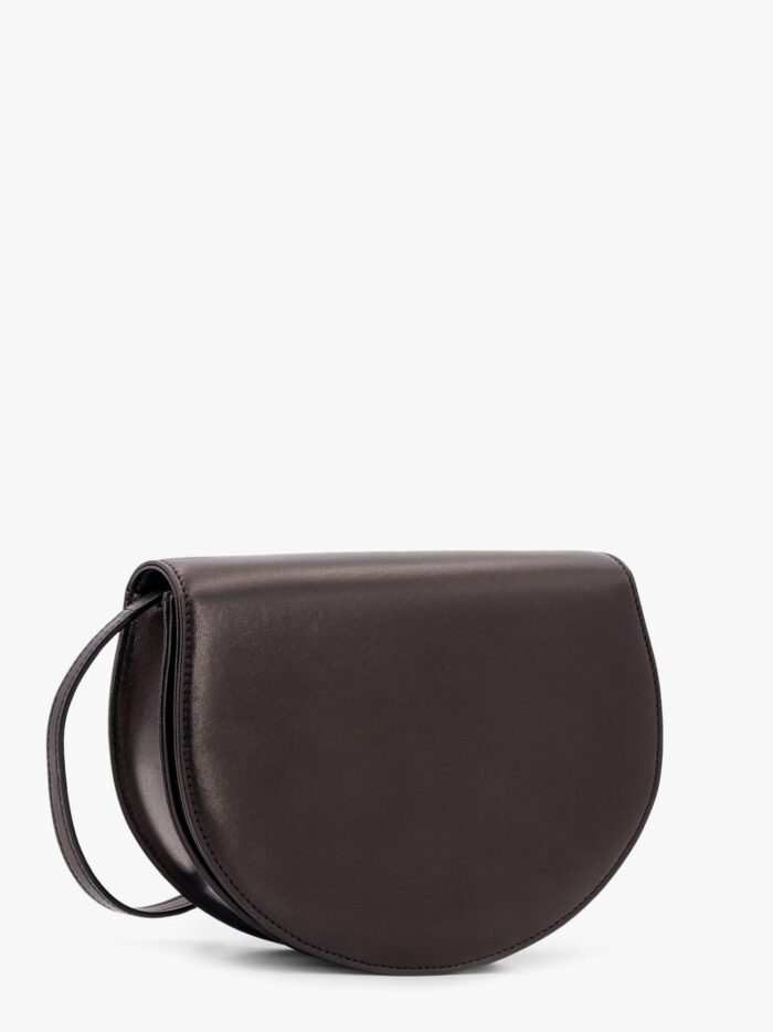THE ROW Leather Shoulder Bag With Engraved Logo