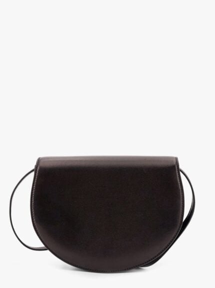 THE ROW Leather Shoulder Bag With Engraved Logo