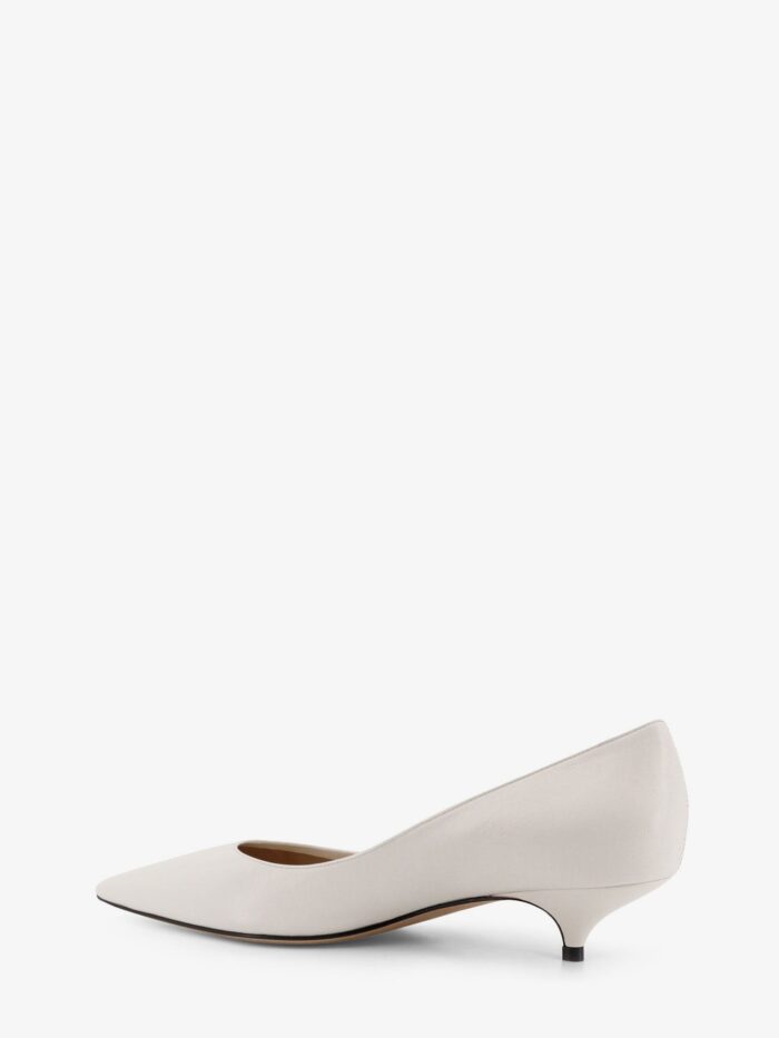 THE ROW Liisa Kitten Two Leather Ballerinas