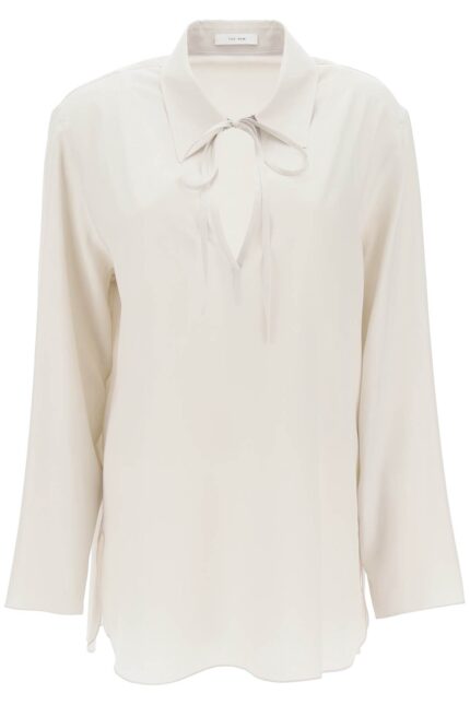 THE ROW Malon Silk Blouse