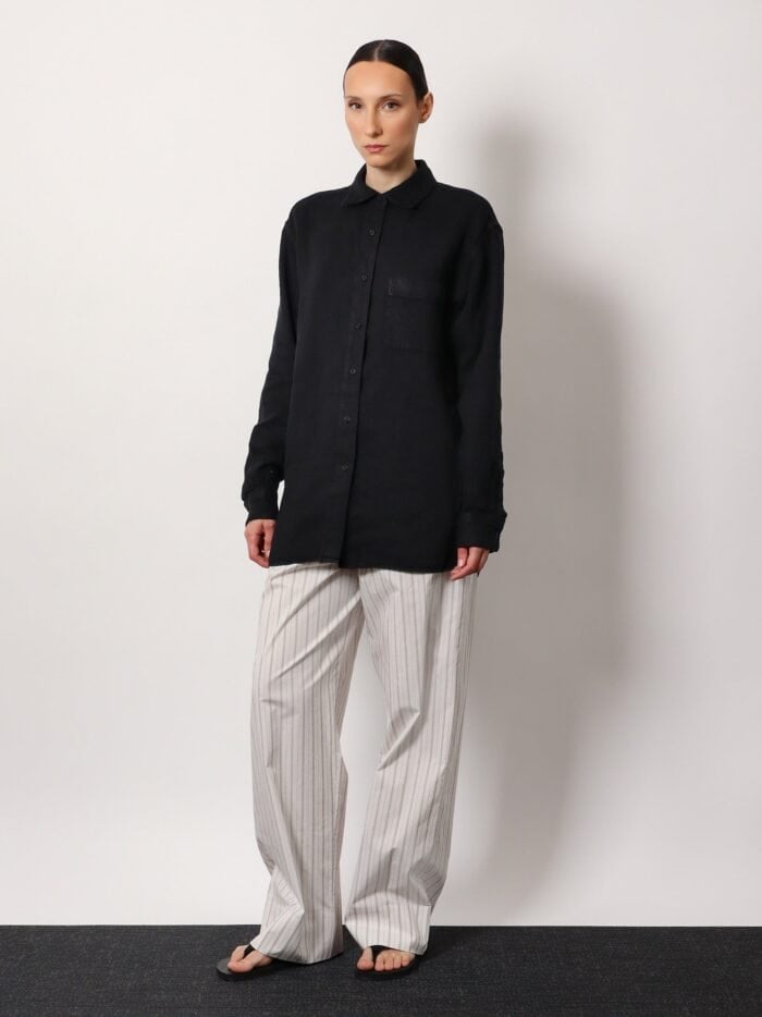 THE ROW Nesson Linen Shirt