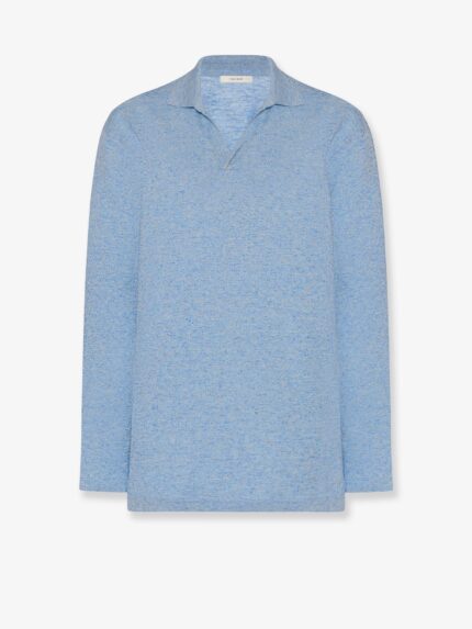 THE ROW Niosa Cotton And Linen Polo