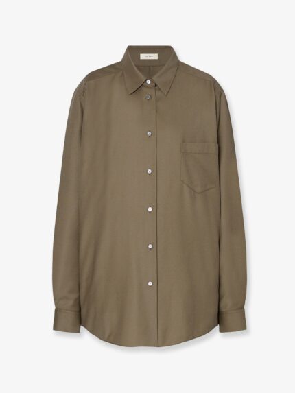 THE ROW Pino Virgin Wool Shirt