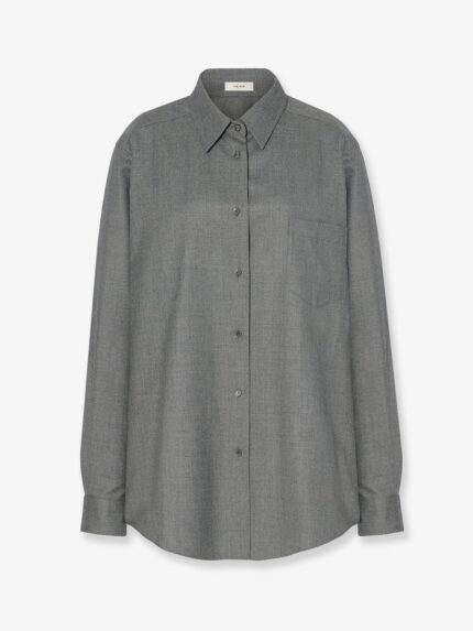 THE ROW Pino Virgin Wool Shirt