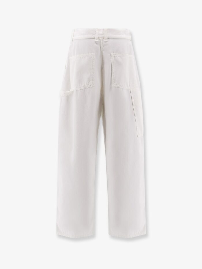 THE ROW Sharka Cotton And Cashmere Trousers