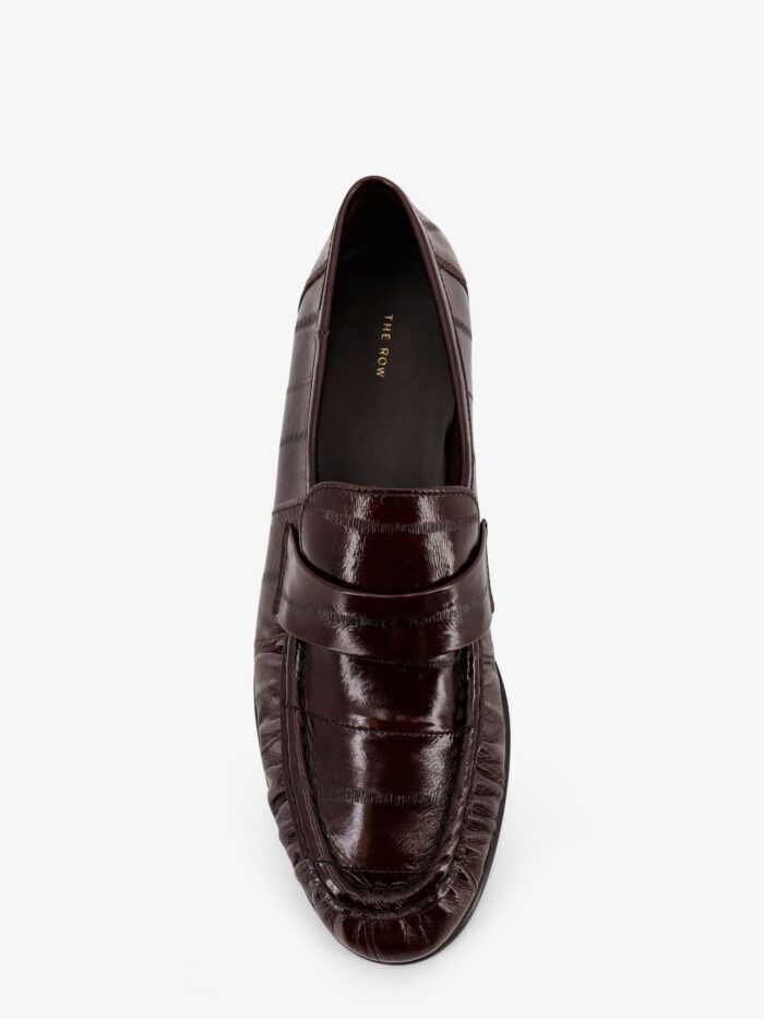 THE ROW Shiny Leather Loafers