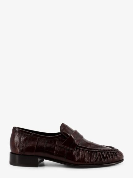 THE ROW Shiny Leather Loafers