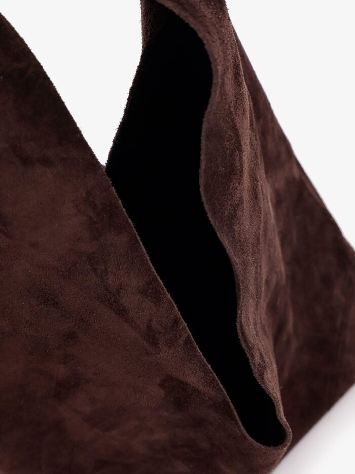 THE ROW Small Bindle Suede Handbag