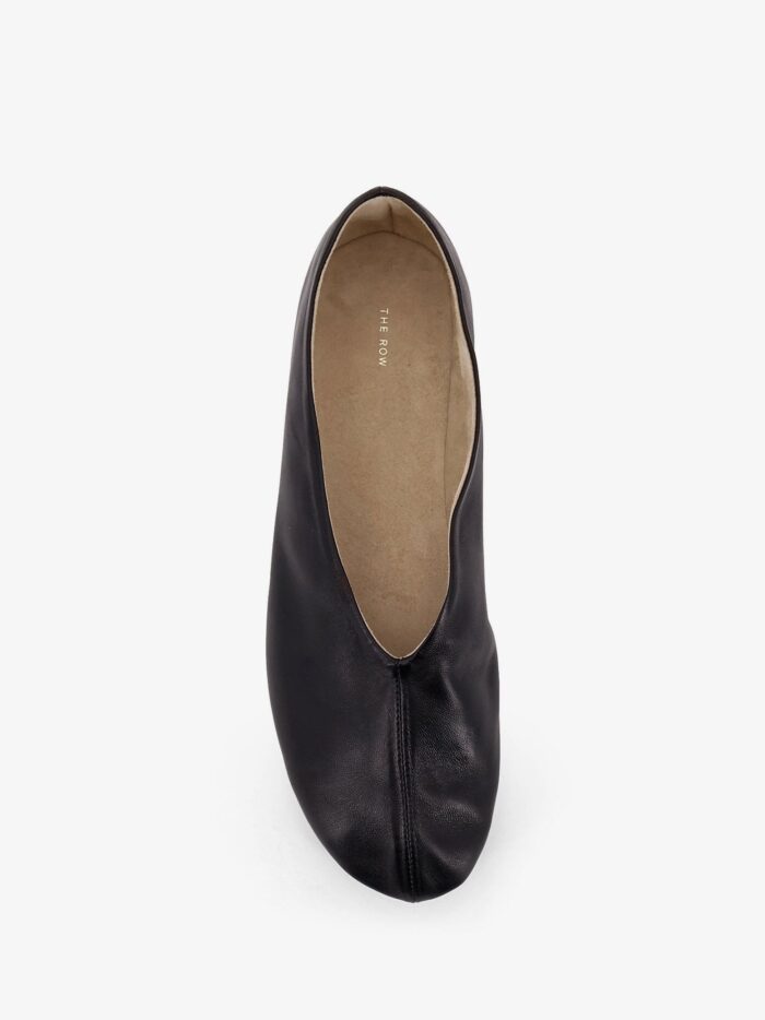 THE ROW Stella Slipper Leather Ballerinas
