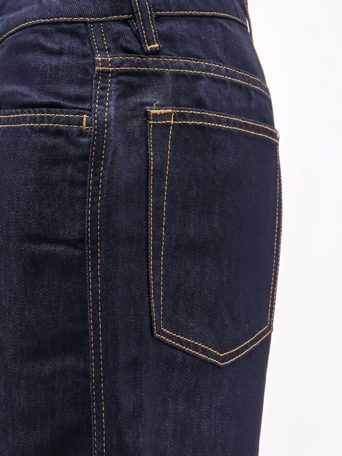 3X1 The Silk Kat Jeans With Contrasting Stitching