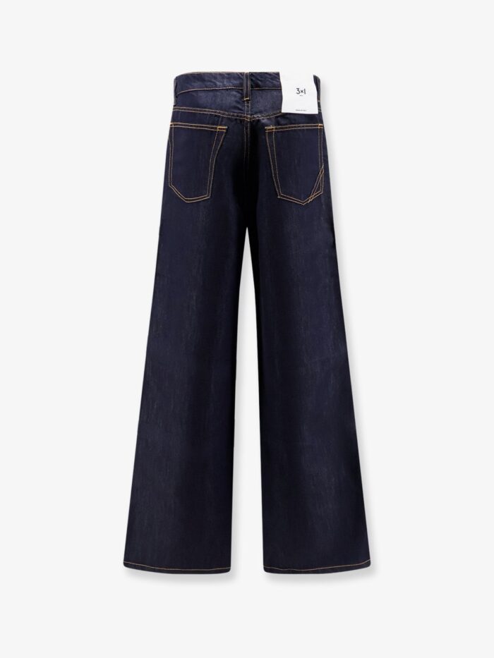 3X1 The Silk Kat Jeans With Contrasting Stitching