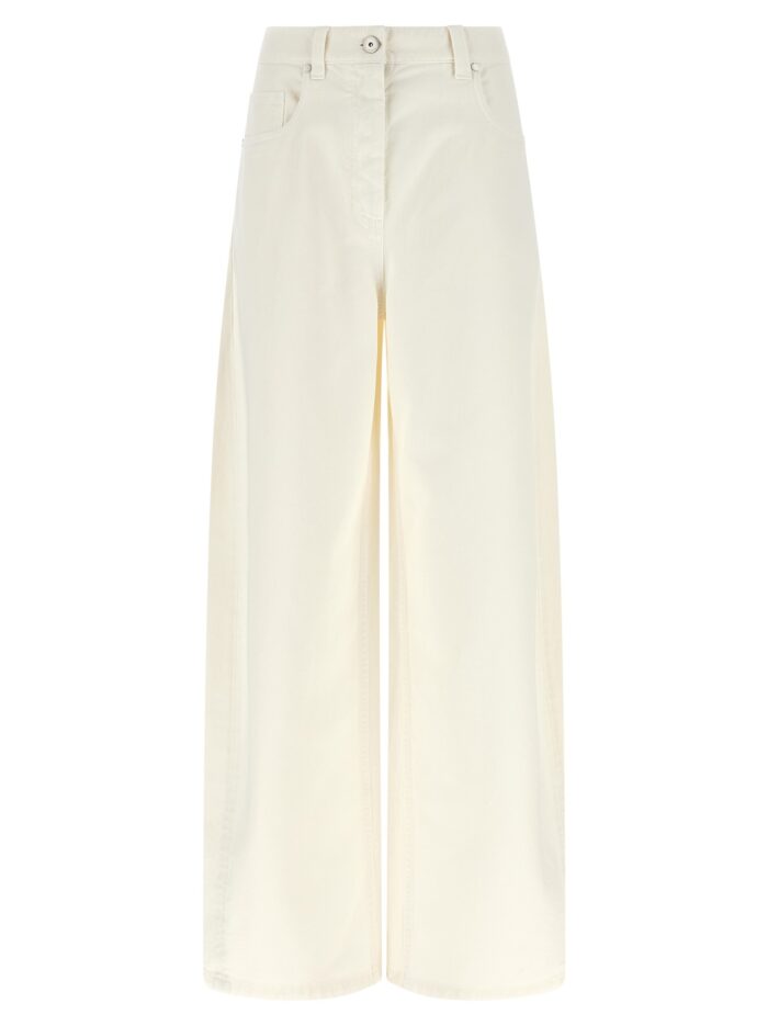 brunello cucinelli 'the wide barrel' jeans Brunello Cucinelli 'The Wide Barrel' Jeans