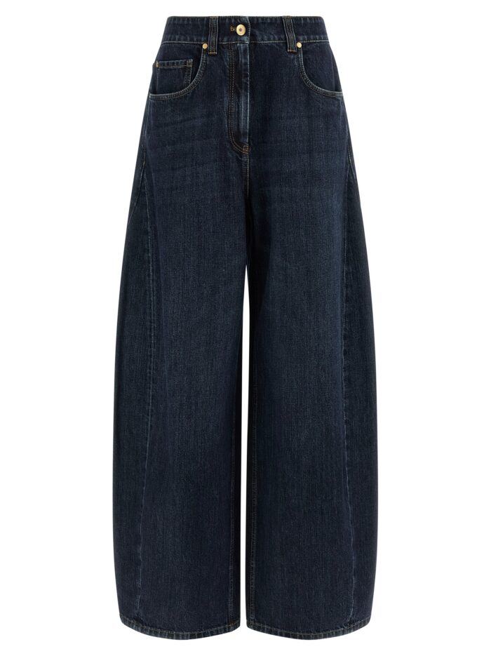 brunello cucinelli 'the wide barrel' jeans Brunello Cucinelli 'The Wide Barrel' Jeans