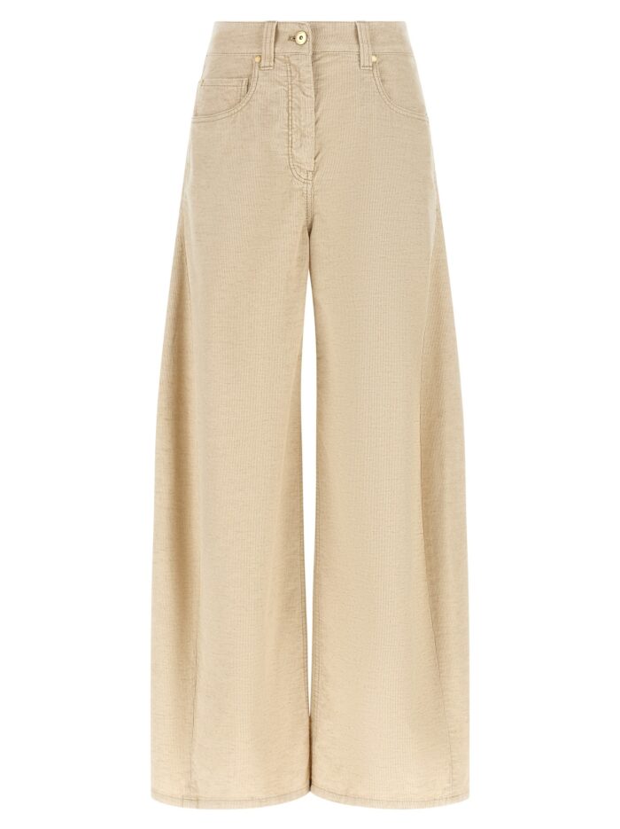 brunello cucinelli 'the wide barrel' pants Brunello Cucinelli 'The Wide Barrel' Pants