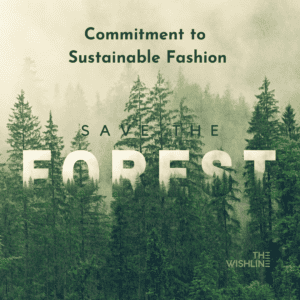 The Wishline Commitment to Sustainable Fashion Banner.